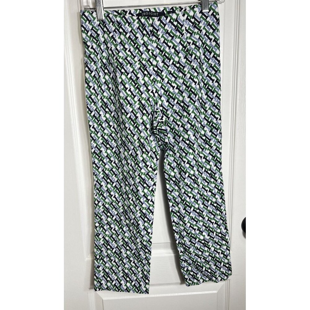 Insight Capris Women’s Size 6 Print Fabric Stretch Pull On